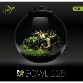 BioArt Bowl 225 Terrarium - Black