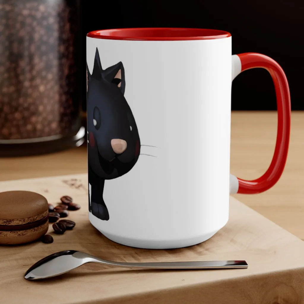 Black Kitty Accent Mug