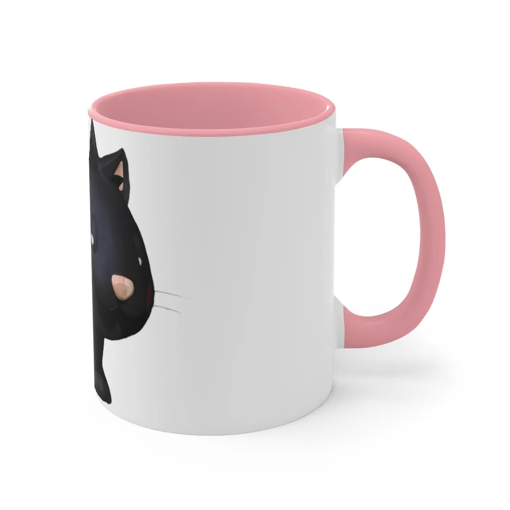 Black Kitty Accent Mug