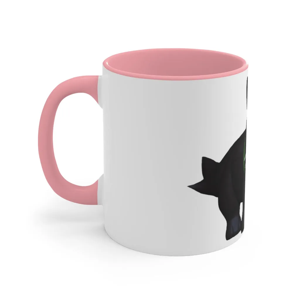 Black Kitty Accent Mug