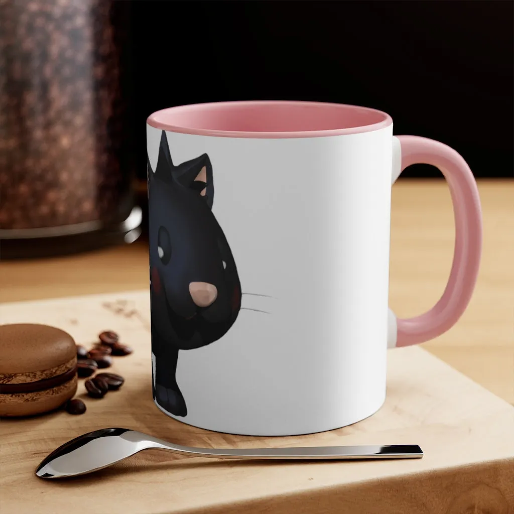 Black Kitty Accent Mug