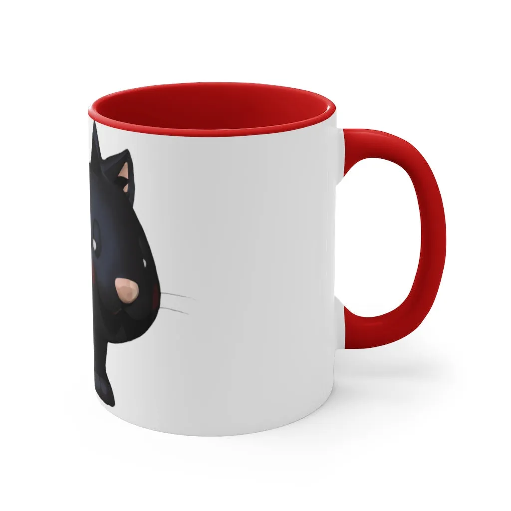 Black Kitty Accent Mug