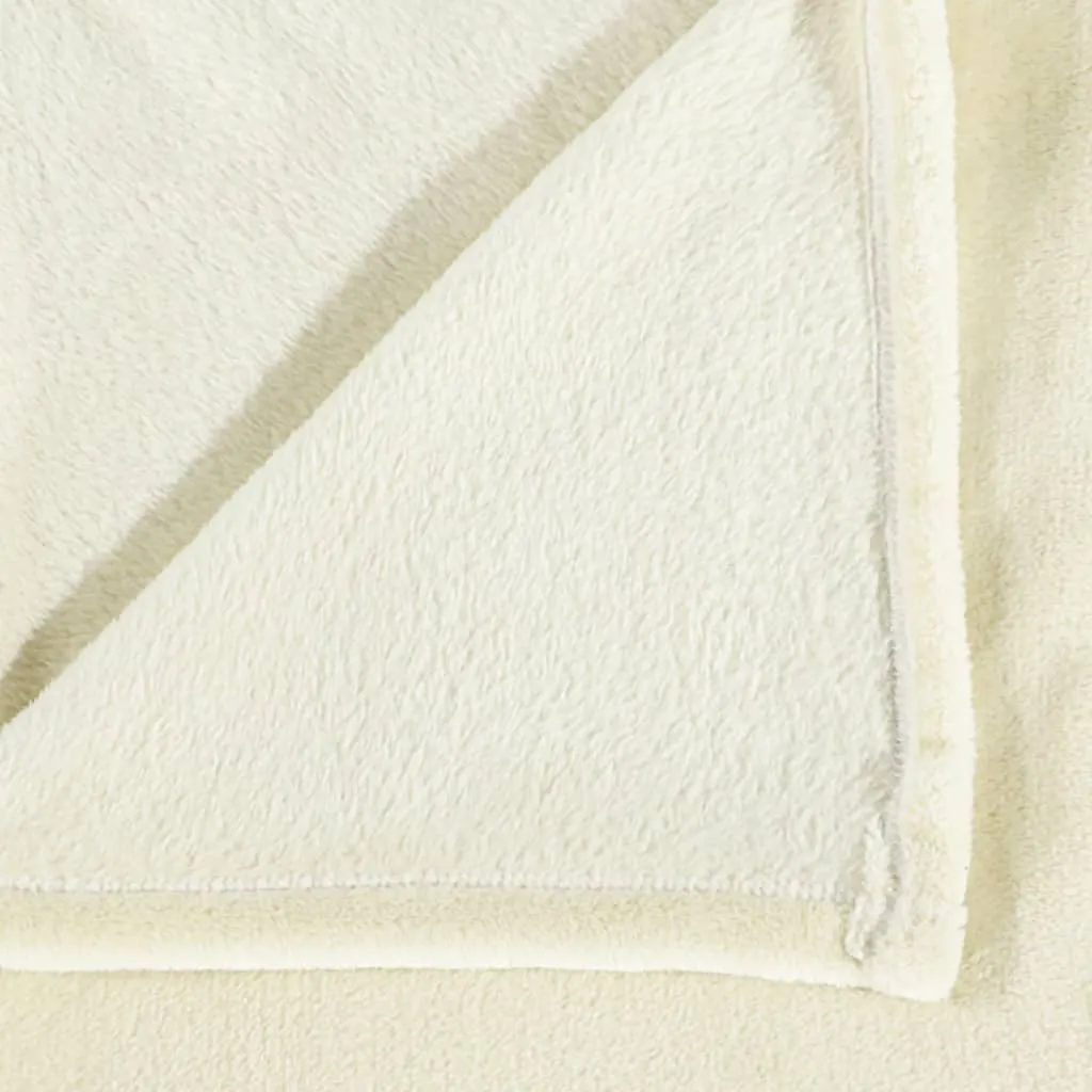 Blanket Cream 200x240 cm Polyester