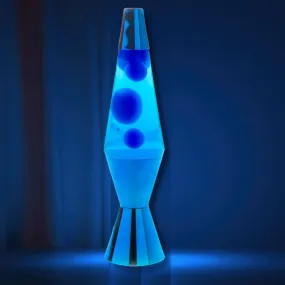 Blue Lava Lamp Calming Night Light