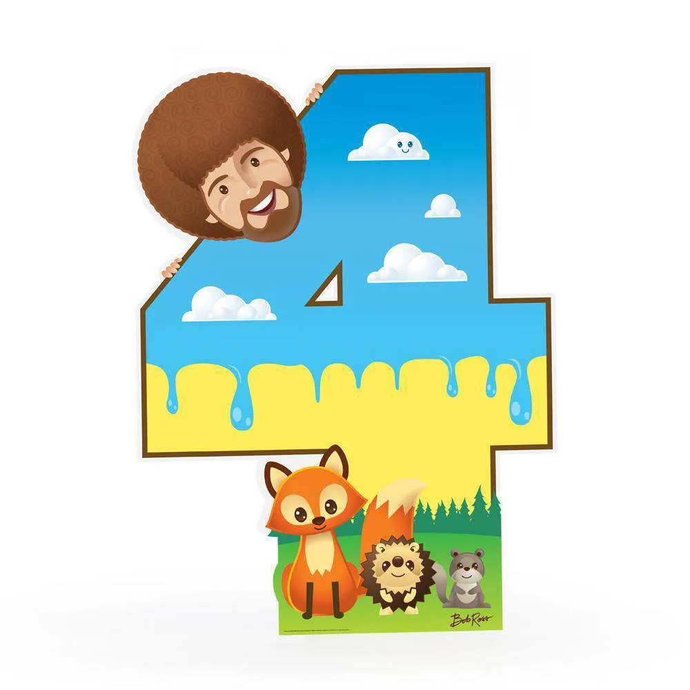 Bob Ross and Friends Number 1-5 Cardboard Cutout