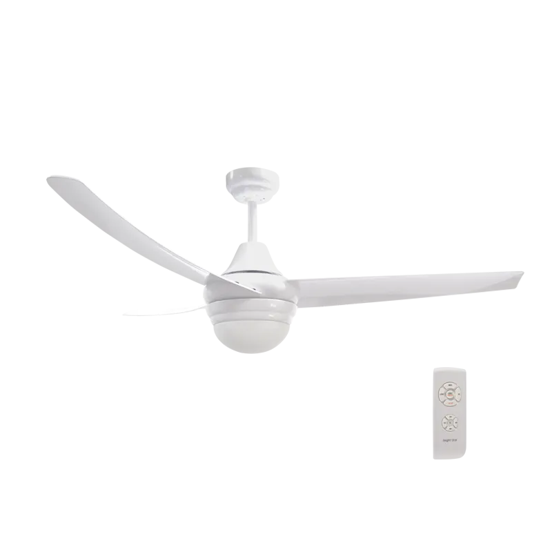 Bright Star Lighting FCF069 WHITE Ceiling Fan 1320mm