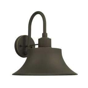 Brock Coastal Outdoor Wall Lantern - 13.25" - Bronze