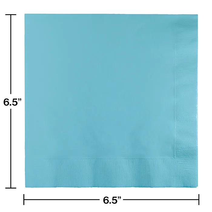 Bulk Pack of 100 Pastel Blue Luncheon Napkins 2Ply