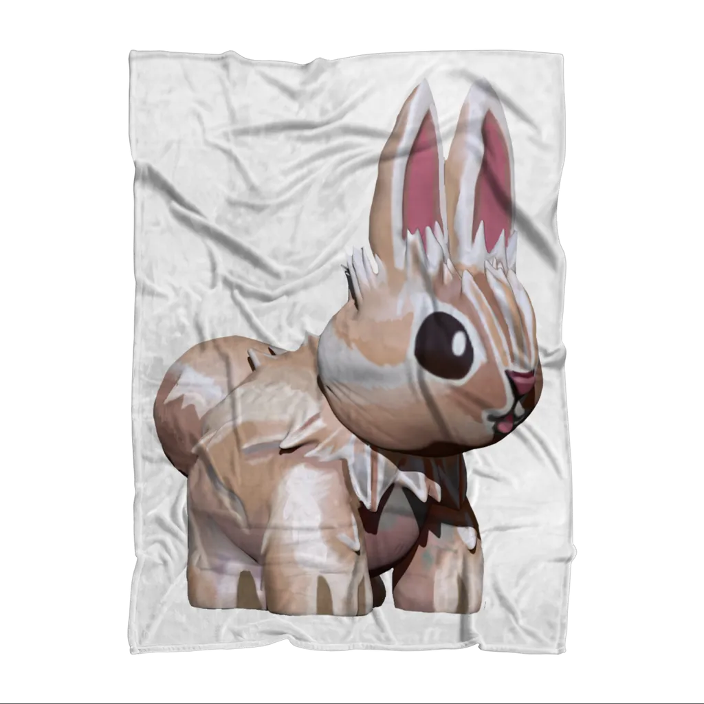 Bunny Sublimation Throw Blanket