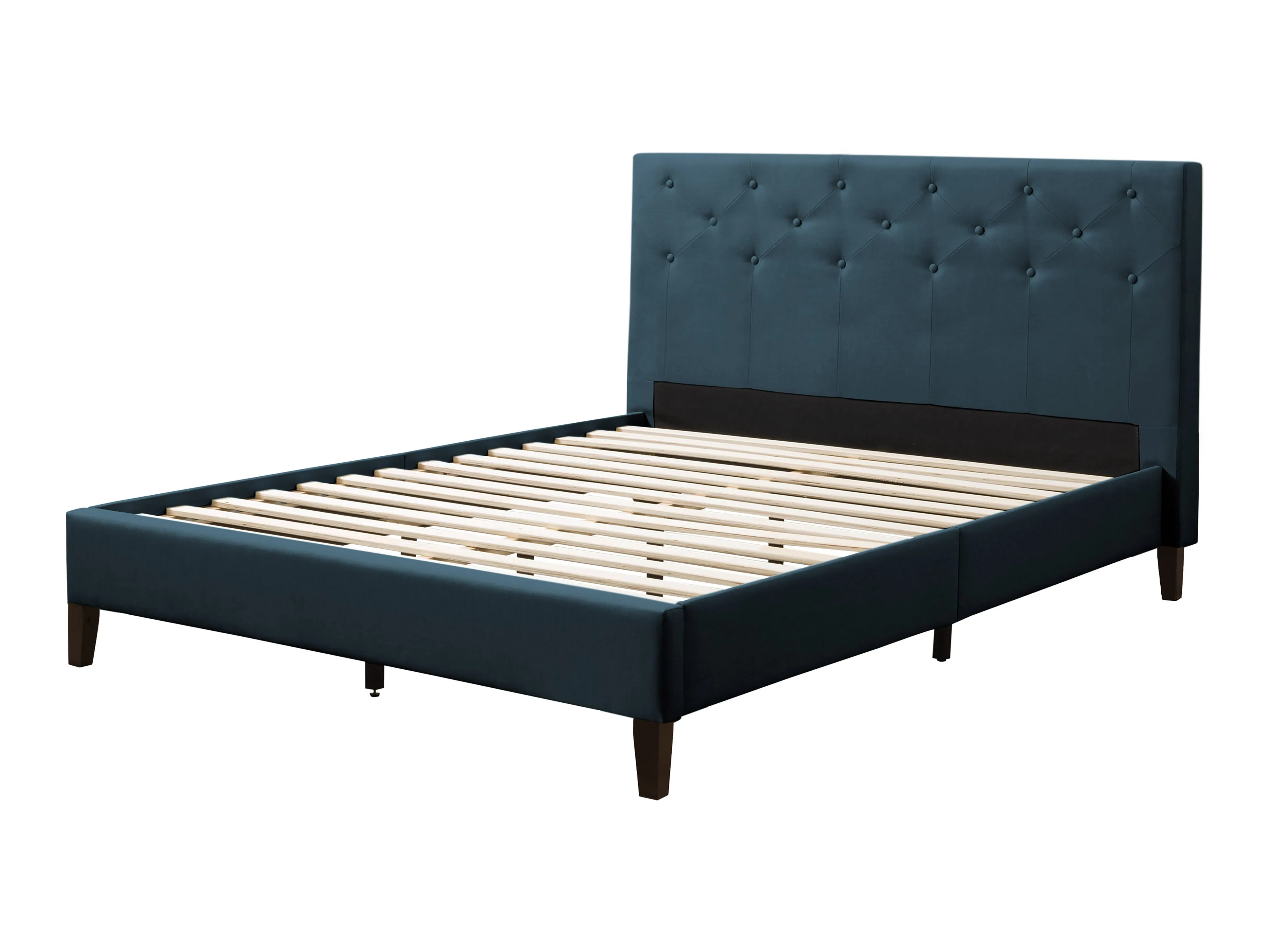 Button-Tufted Upholstered Single / Twin Bed