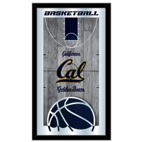 California Golden Bears HBS Basketball Framed Hang Glass Wall Mirror (26"x15")