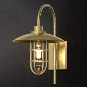 CANARIAS Luxury Classic Solid Copper Outdoor Wall Light IP44 Weather Proof E27