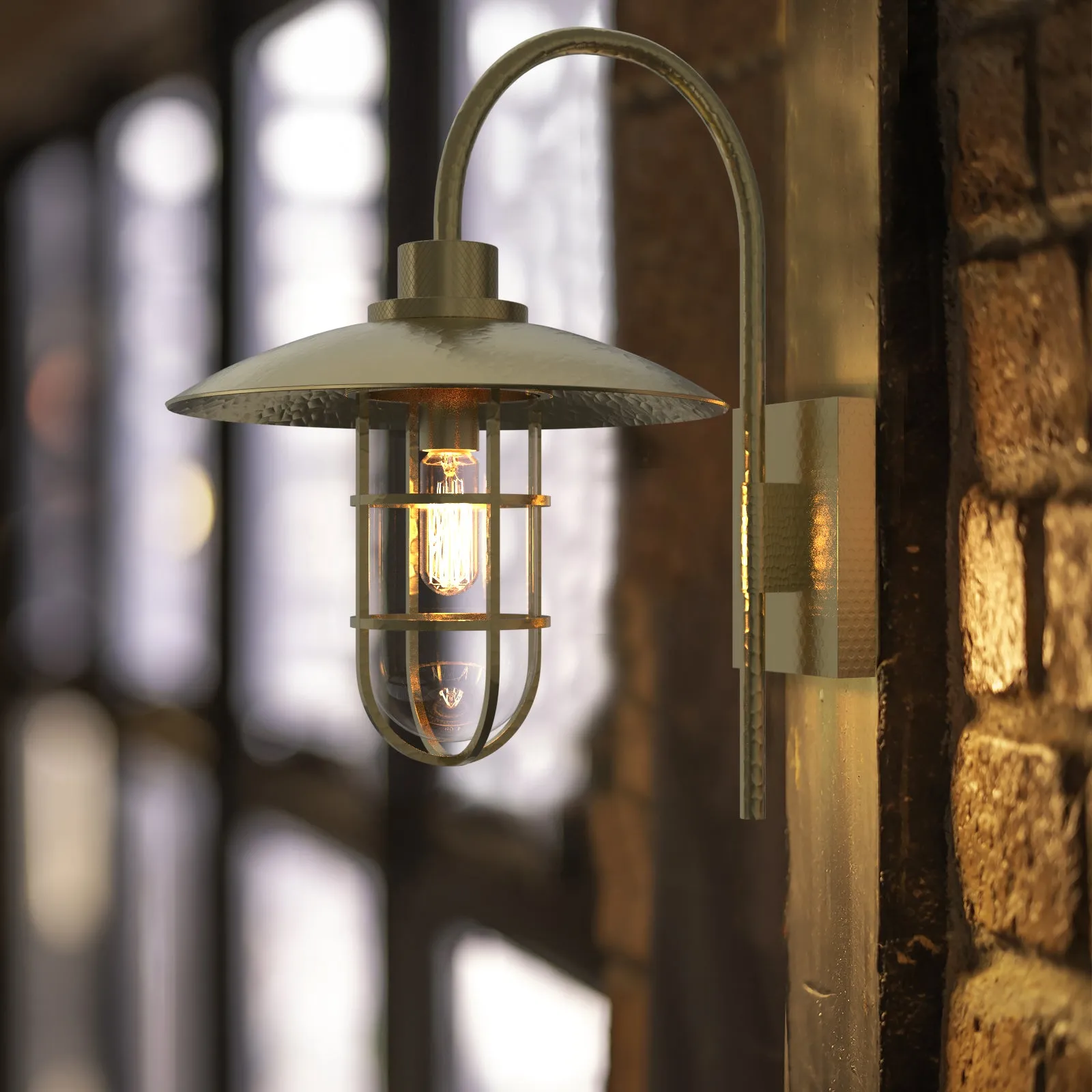 CANARIAS Luxury Classic Solid Copper Outdoor Wall Light IP44 Weather Proof E27