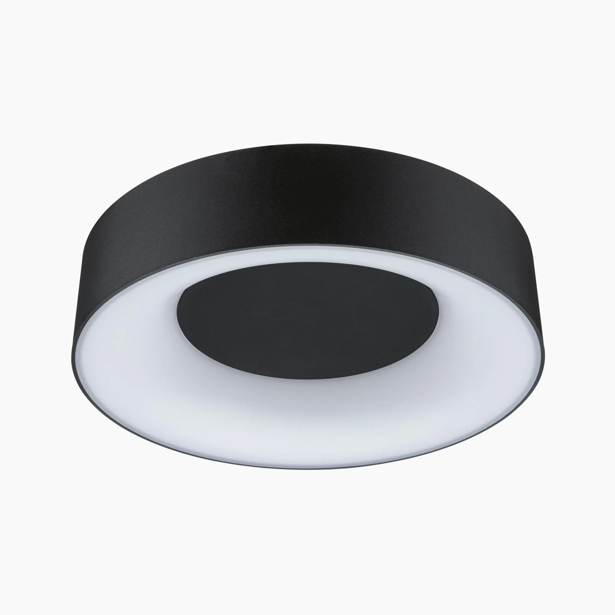 Casca 18W LED Switch 1500lm Ceiling Light in Black Matt