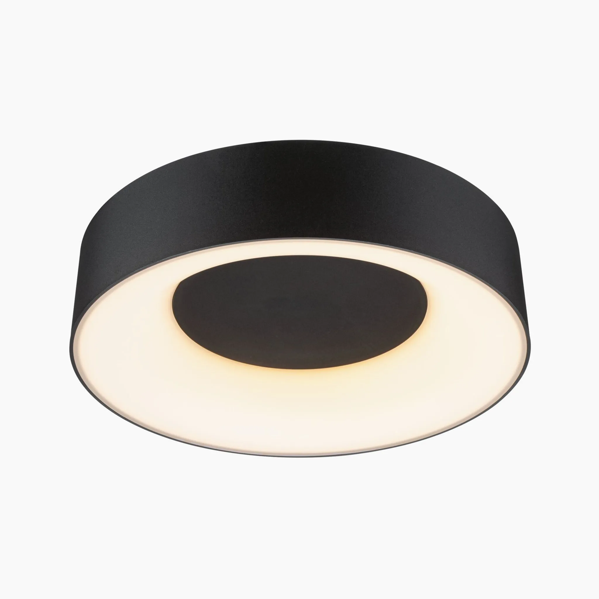 Casca 18W LED Switch 1500lm Ceiling Light in Black Matt