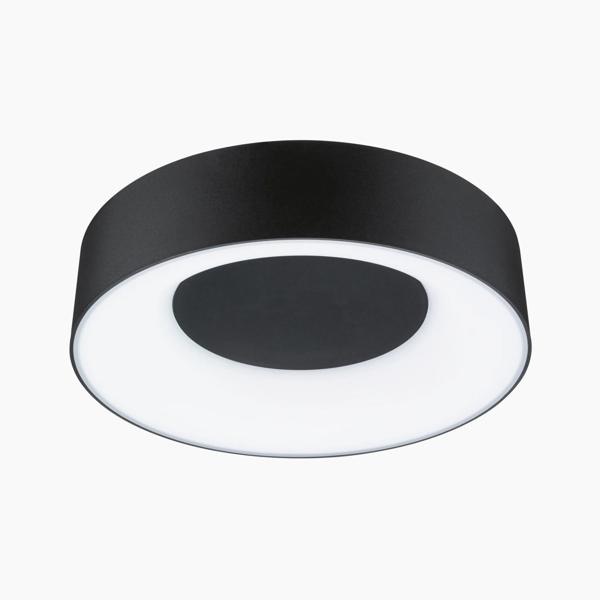 Casca 18W LED Switch 1500lm Ceiling Light in Black Matt