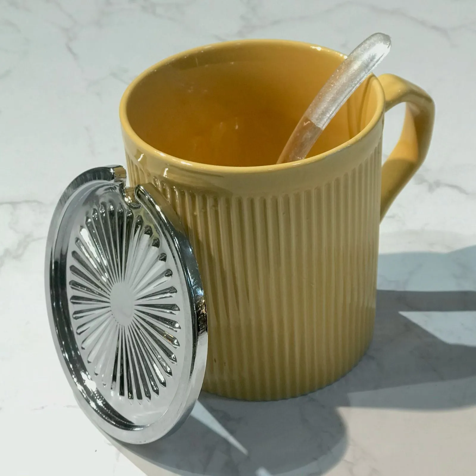 Ceramic Mug with Lid-D2