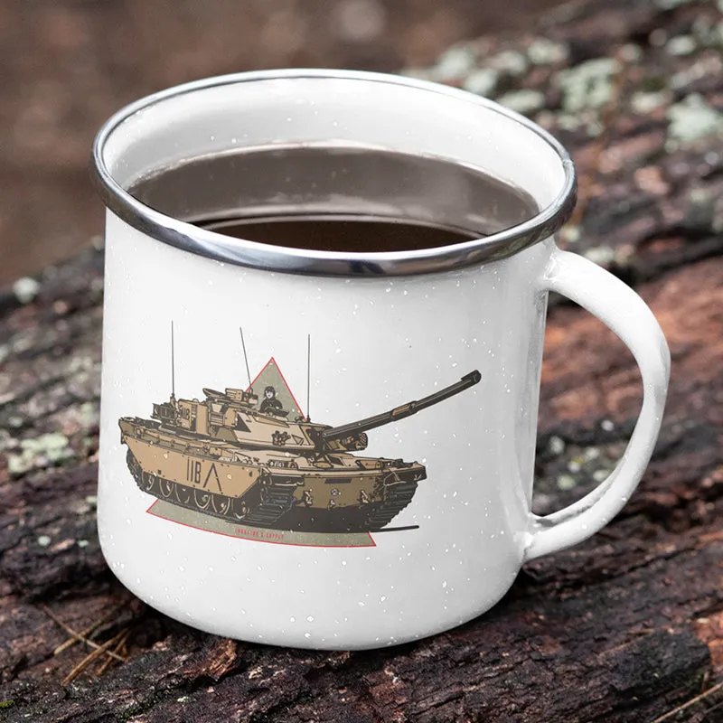 CHALLENGER TANK ENAMEL MUG