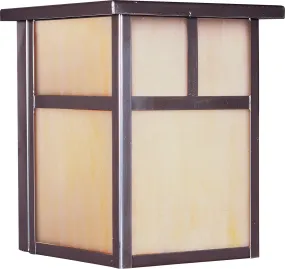 Coldwater 1-Light Outdoor Wall Lantern in Burnished