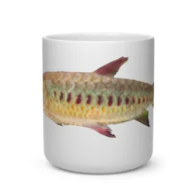 Colorful Fish Heart Shape Mug