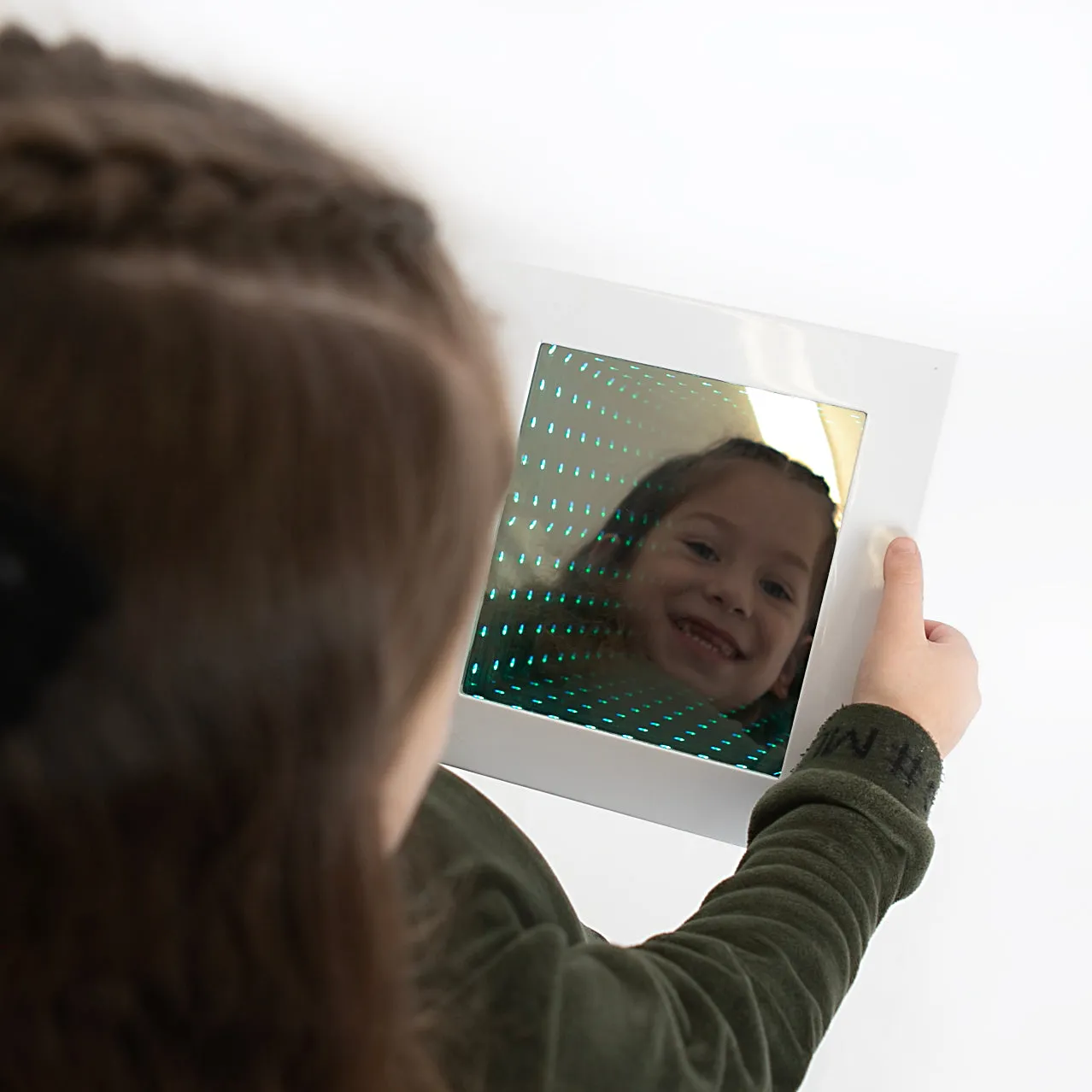 Colour Changing Square Tunnel Infinity Lamp