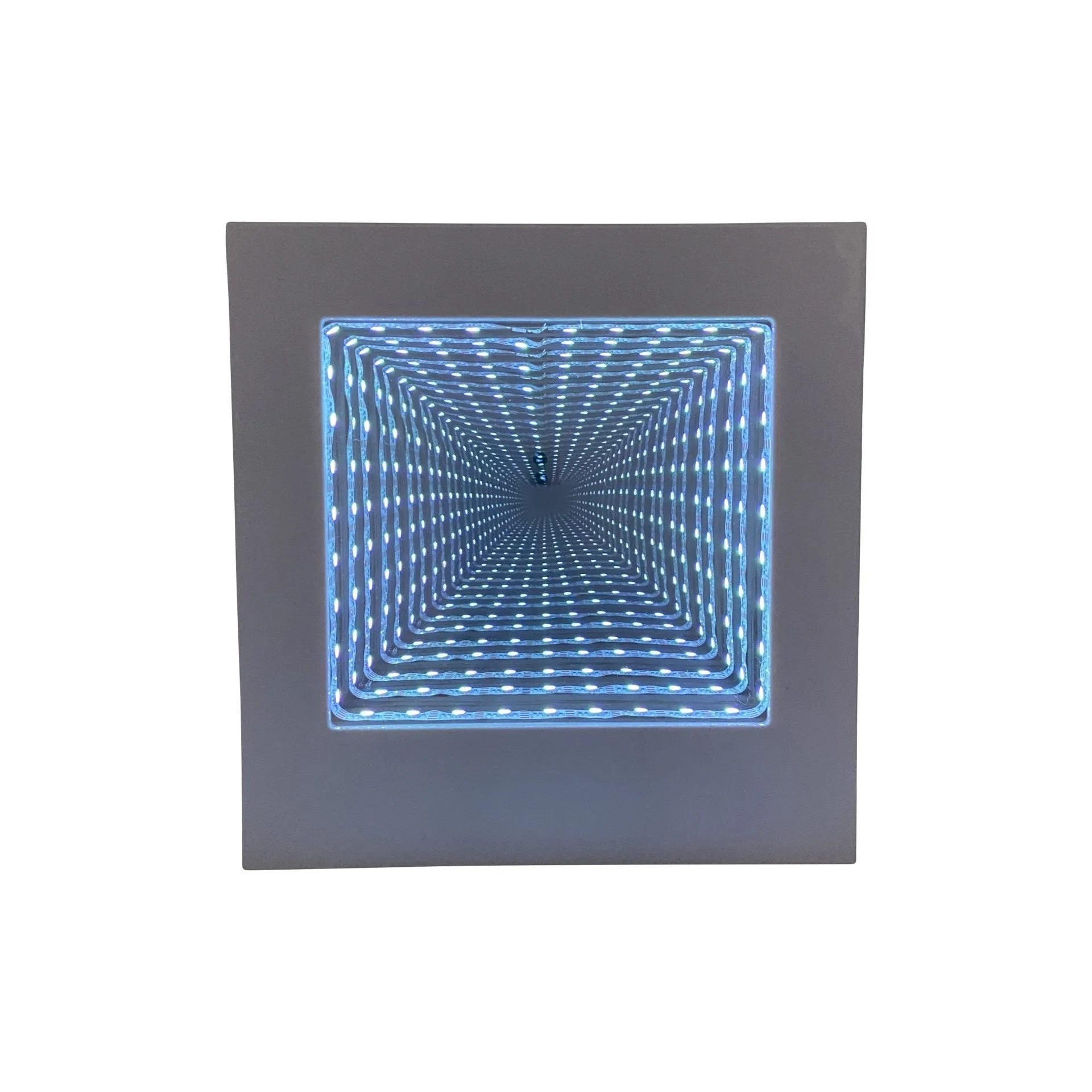 Colour Changing Square Tunnel Infinity Lamp