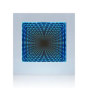 Colour Changing Square Tunnel Infinity Lamp