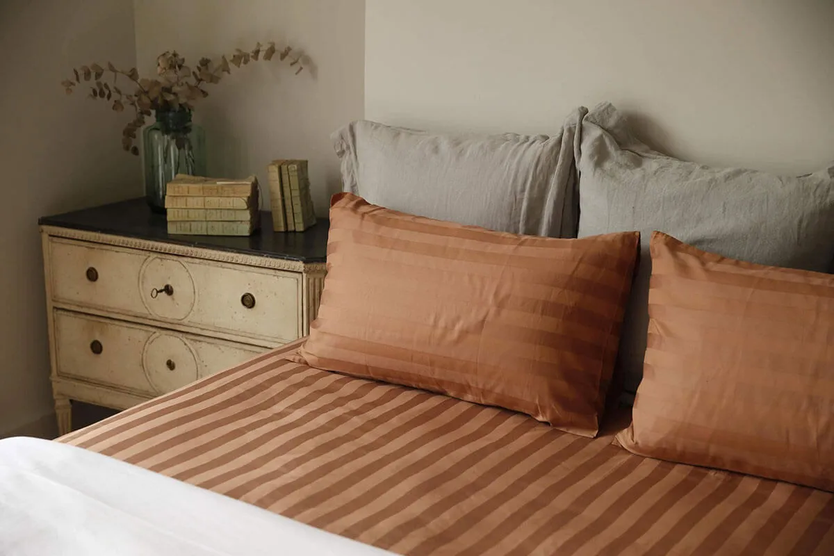 Copper Bed Sheet and Pillowcases