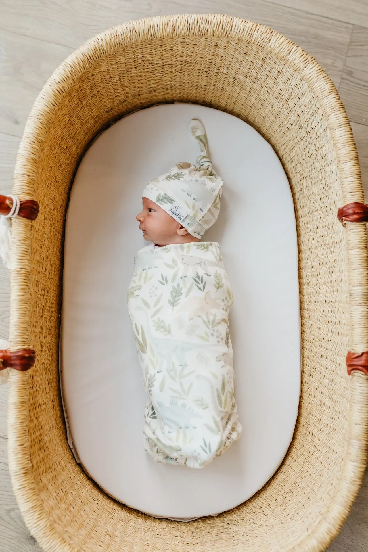 Copper Pearl Rex Knit Swaddle Blanket