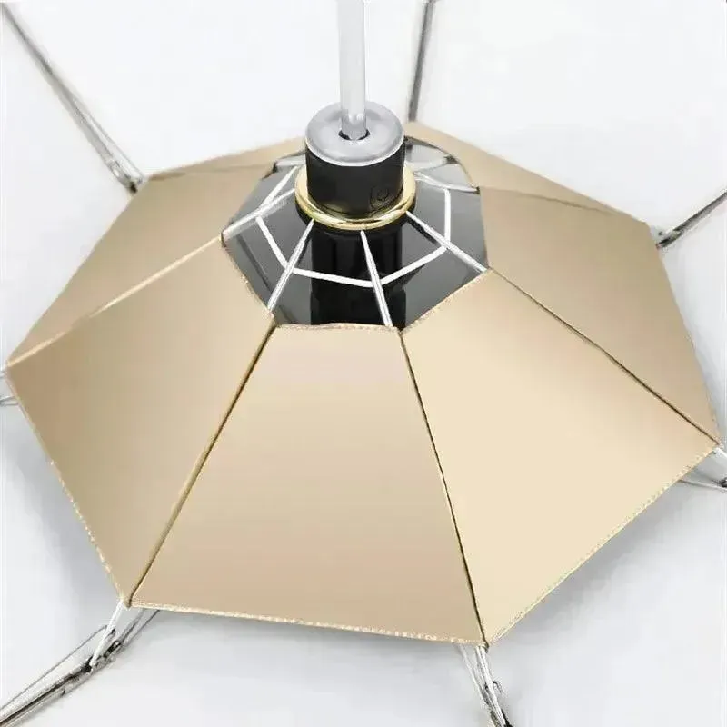 Creative Reverse LED & Fan Mini Umbrella