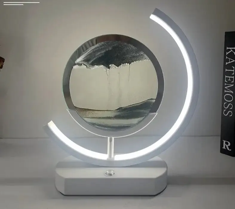 Crescent Sandscape LED Lamp