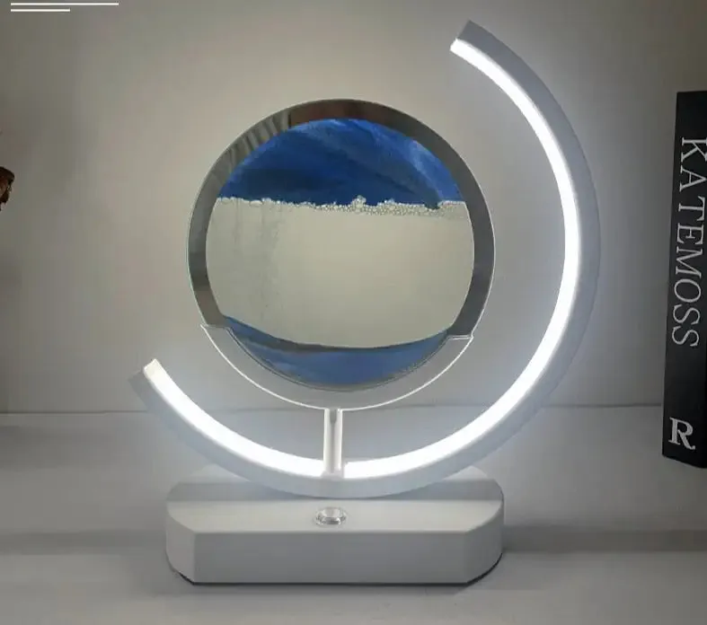 Crescent Sandscape LED Lamp