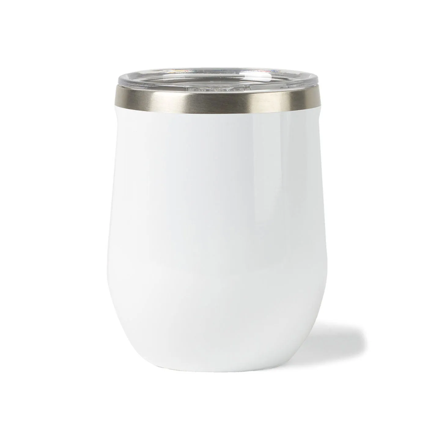 Custom CORKCICLE Stemless Wine Cup 12 Oz White