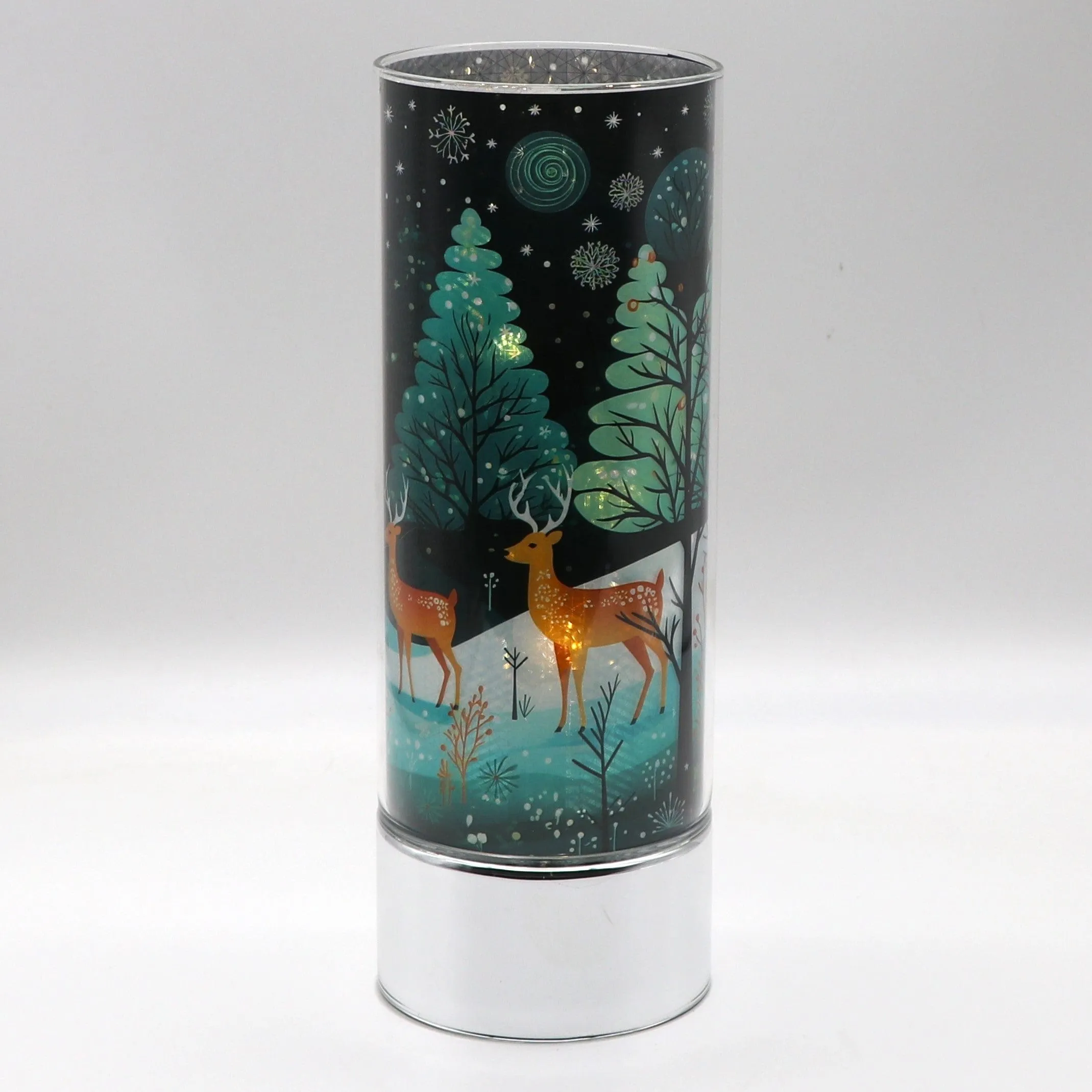 Deer in the Forest Insert and Sparkle Glass® Accent Light