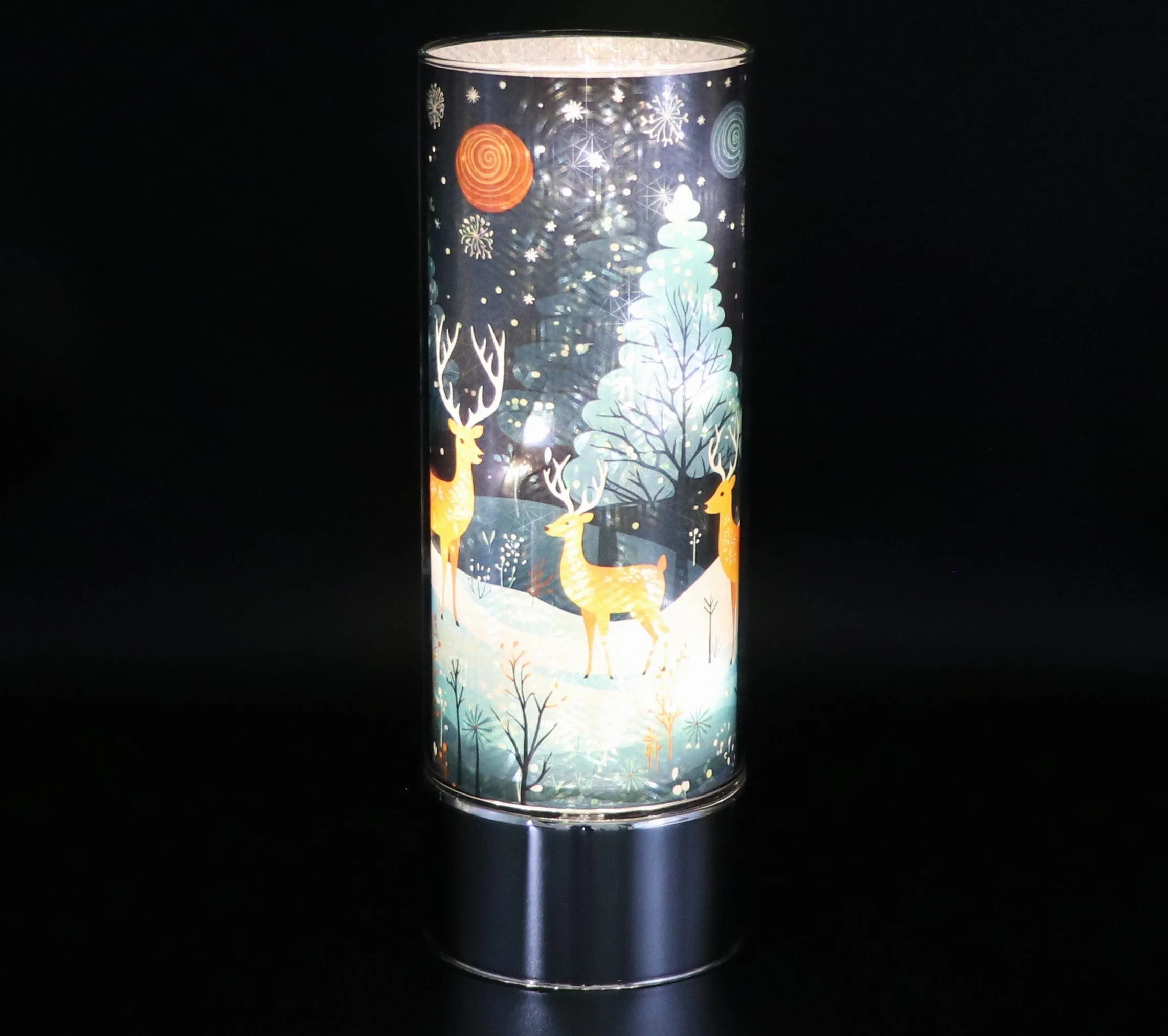 Deer in the Forest Insert and Sparkle Glass® Accent Light