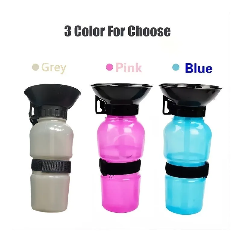 Dog Water Bottle, Mug Holds 500ml For Travel