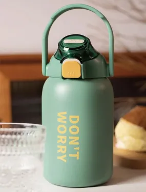 Don't Worry (Green) {Travel Tumbler}