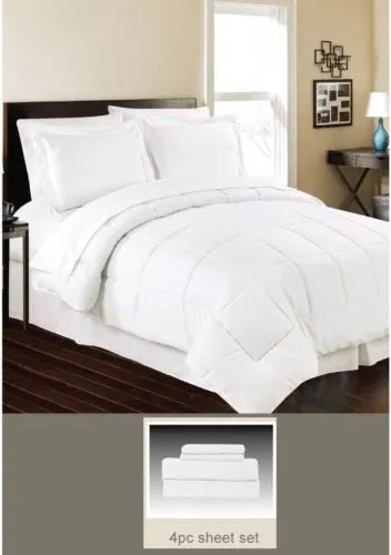 Down Alternative 4 Pc Bed Set Twin, 5 Pc Bed Set Queen & King