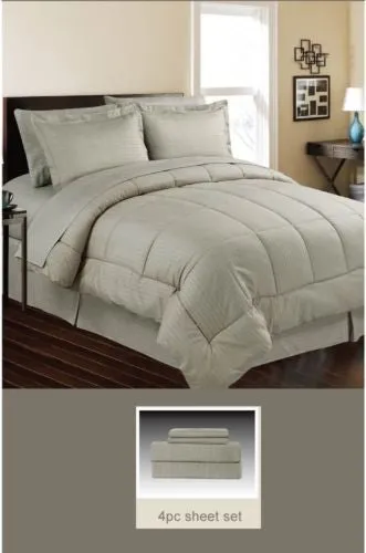 Down Alternative 4 Pc Bed Set Twin, 5 Pc Bed Set Queen & King