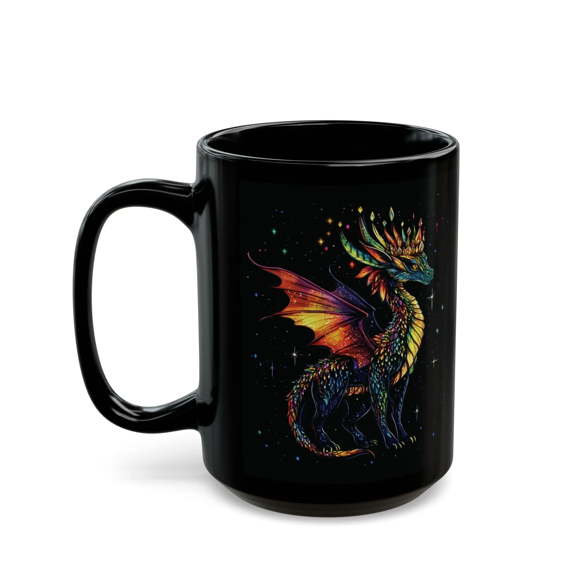 Dragon Mug, Colorful Dragon Mug, Christmas Dragon Mug, Christmas Gifts, Xmas Dragon Mug, Dragon Lover Mug, Cute Dragon Mug