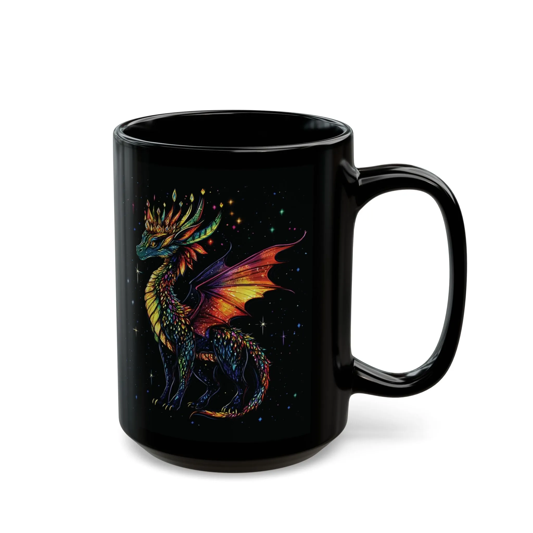 Dragon Mug, Colorful Dragon Mug, Christmas Dragon Mug, Christmas Gifts, Xmas Dragon Mug, Dragon Lover Mug, Cute Dragon Mug