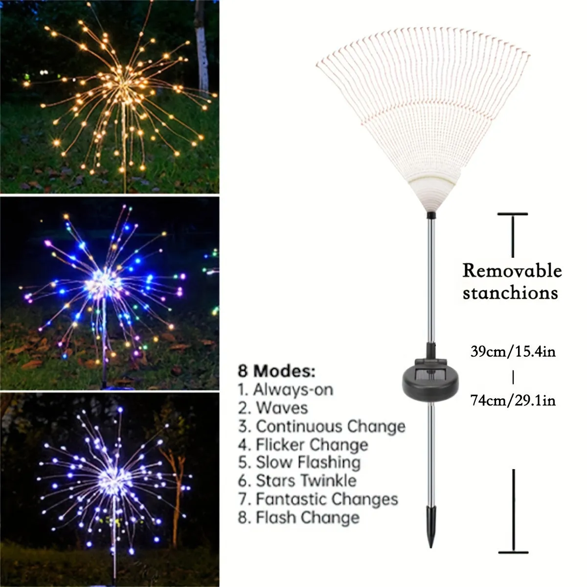 Enhance Your Outdoor Decor with Solar Garden Firework Lights