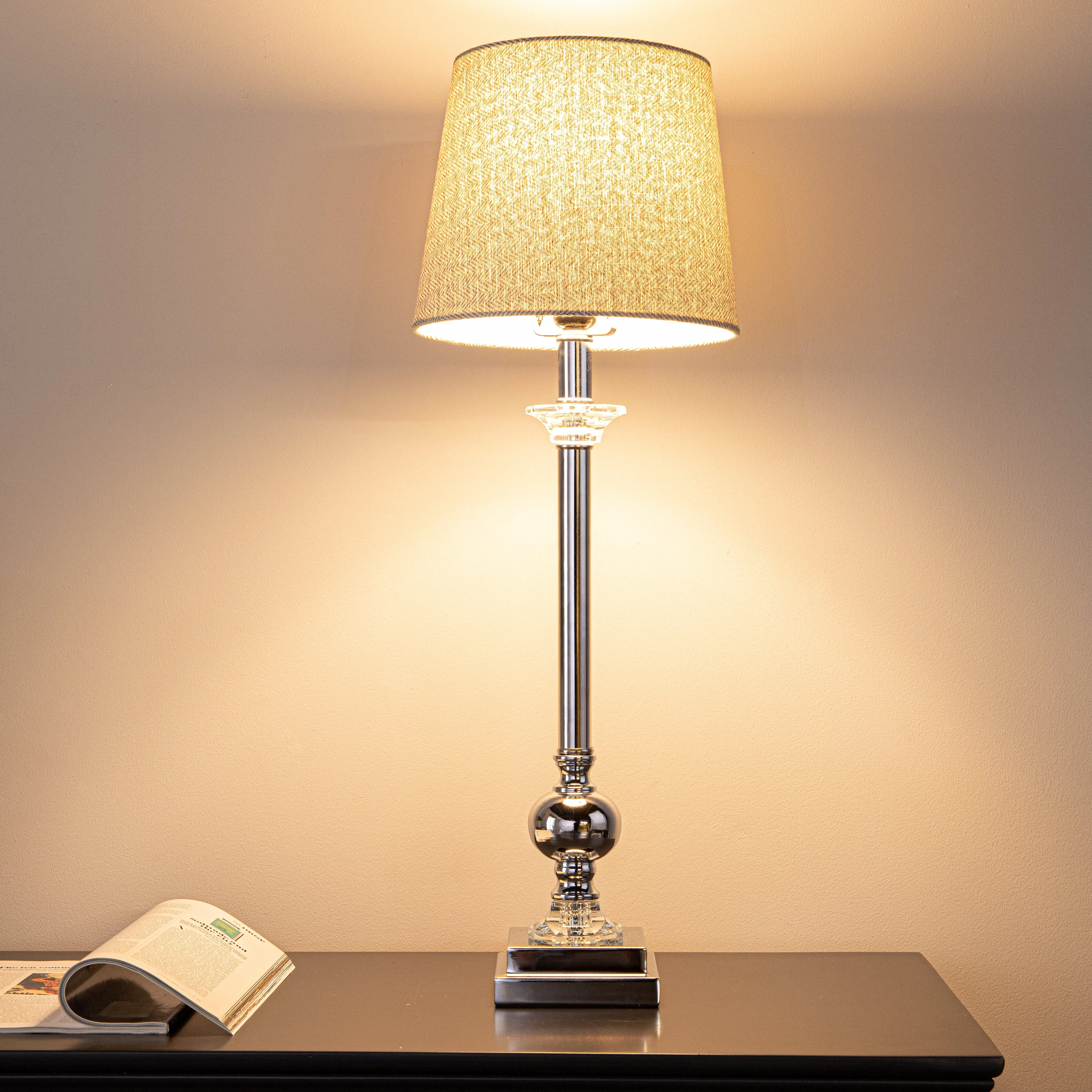 Erfurt Chrome Table Lamp