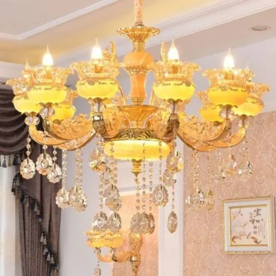 European Style Duplex Building Large Chandelier Villa Hollow Living Room Chandelier Luxury Hotel Lobby Staircase Long Lighting