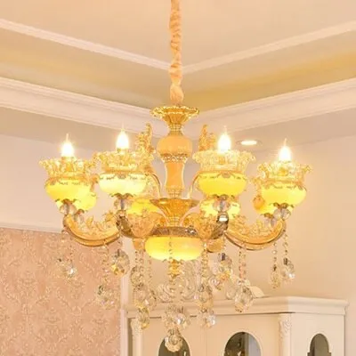 European Style Duplex Building Large Chandelier Villa Hollow Living Room Chandelier Luxury Hotel Lobby Staircase Long Lighting