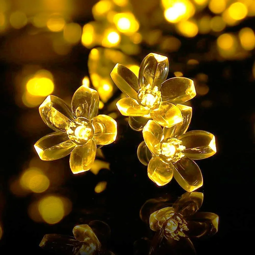 Flower Fairy String Lights for Indoor Outdoor Decoration