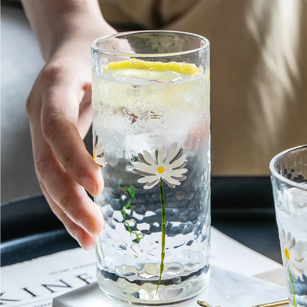 Flower Glass Cups