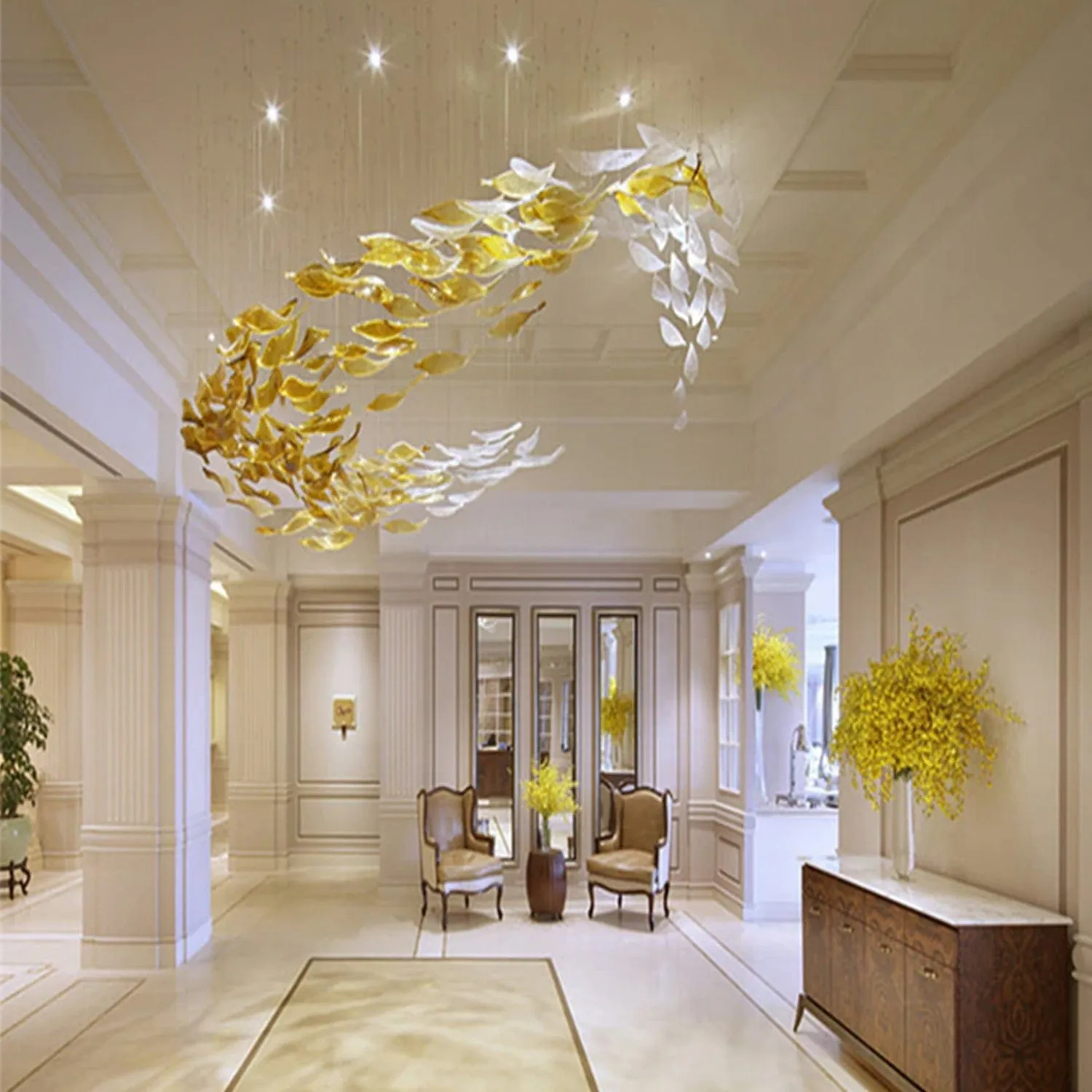 Folium Leaves Modern Chandelier