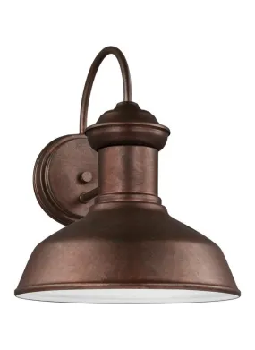 Fredricksburg Collection - Small One Light Outdoor Turtle Friendly Wall Lantern | Finish: Weathered Copper - 8547701-44/T