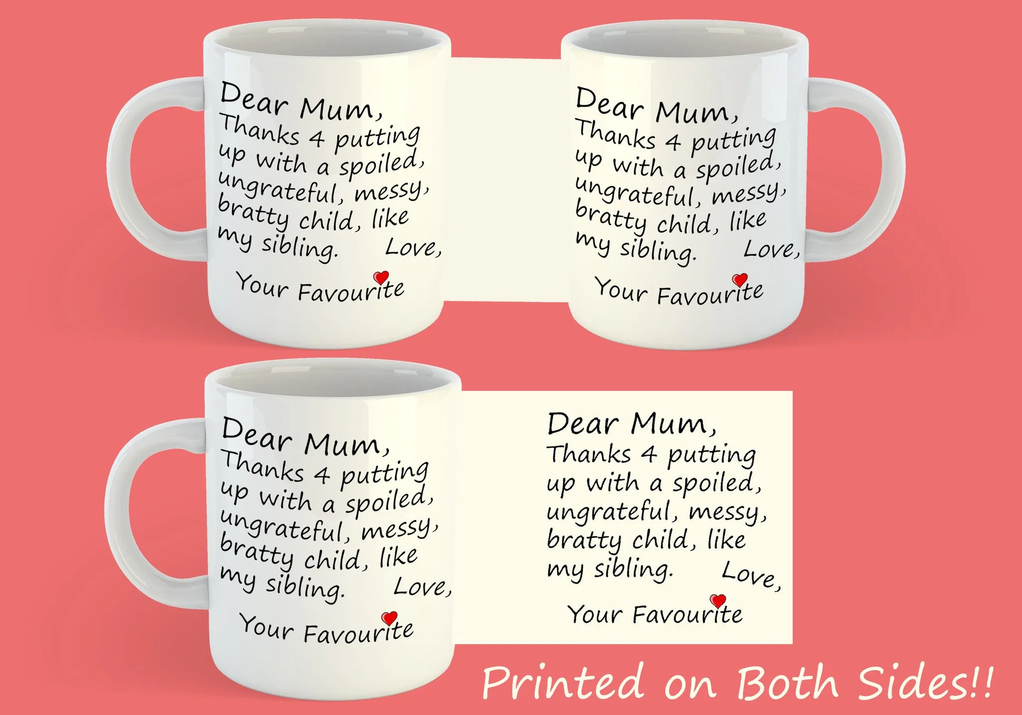 Funny Sibling Mug